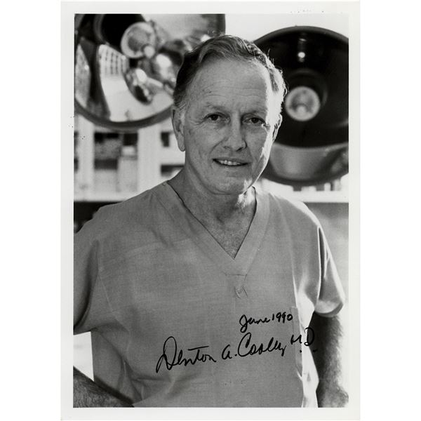 Denton Cooley Signed Photograph