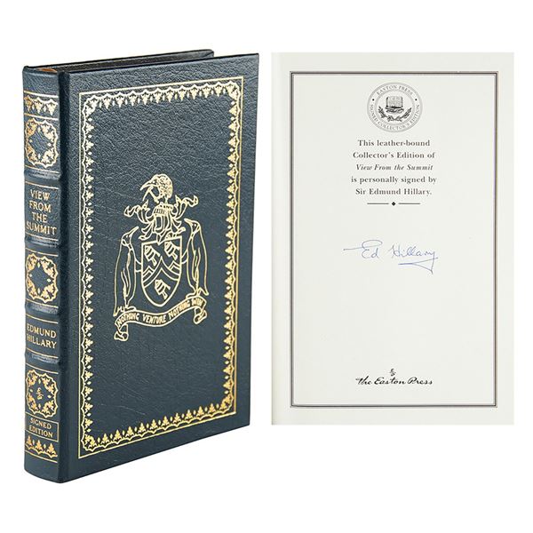 Edmund Hillary Signed Book