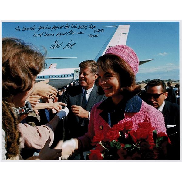 Kennedy Assassination: Clint Hill Signed Photograph