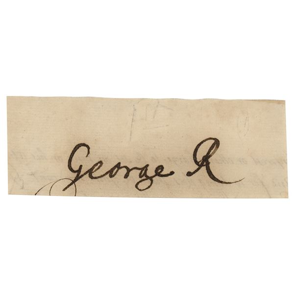 King George I Signature