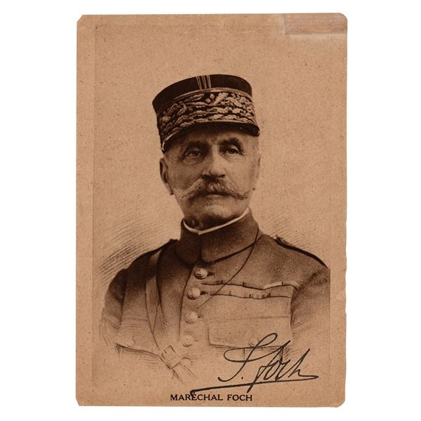 Ferdinand Foch Signed Photograph