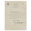 Image 1 : Mountbatten of Burma Typed Letter Signed