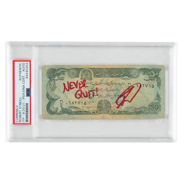 Rob O'Neill Signed Currency