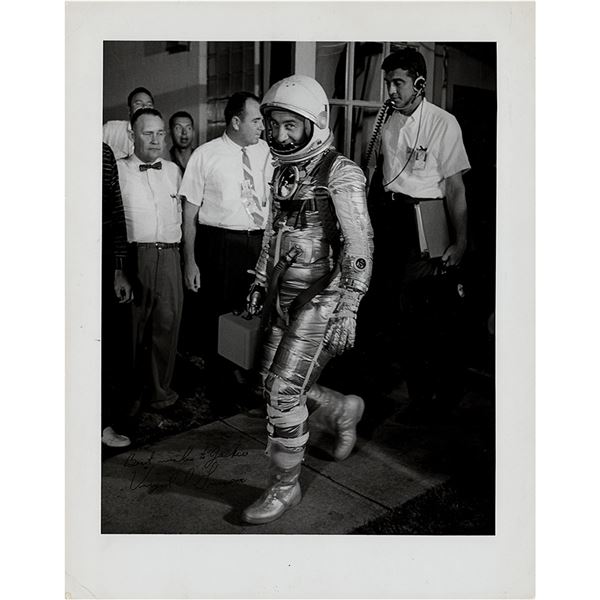 Gus Grissom Oversized Signed Photograph