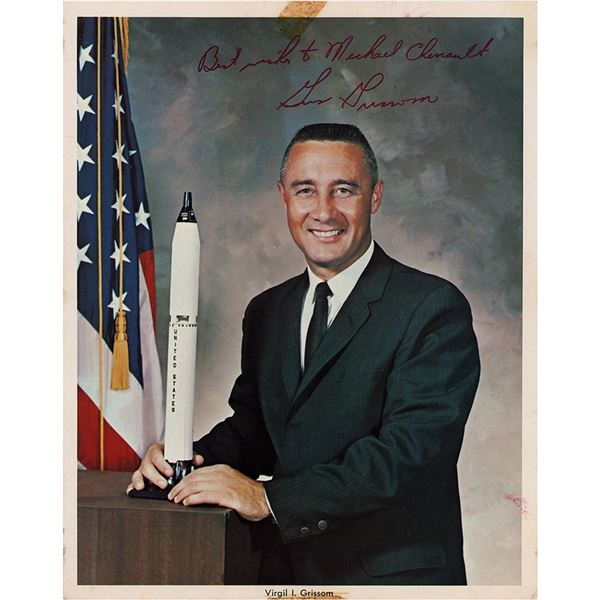 Gus Grissom Signed Photograph