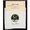 Image 1 : Buzz Aldrin Signed Apollo 11 Beta Cloth