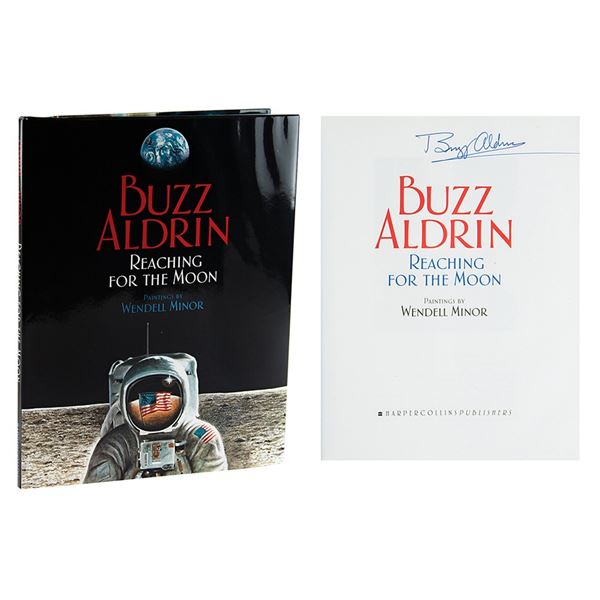 Buzz Aldrin Signed Book