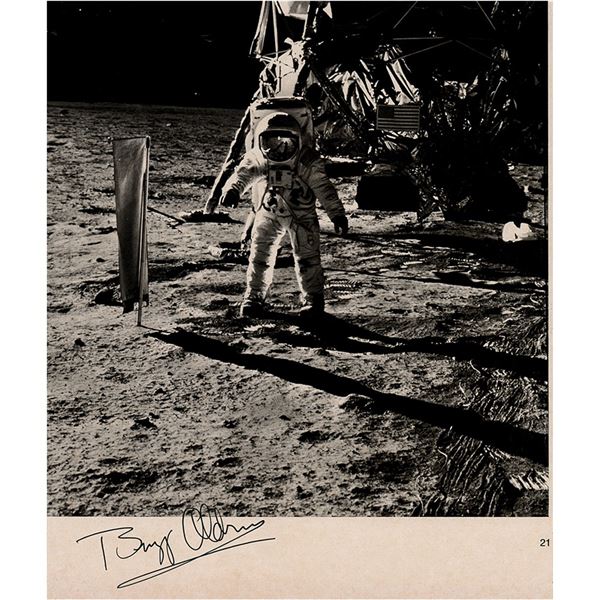 Buzz Aldrin Signed Photograph