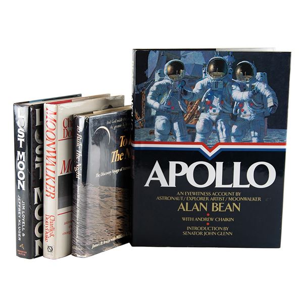 Apollo Astronauts (4) Signed Books