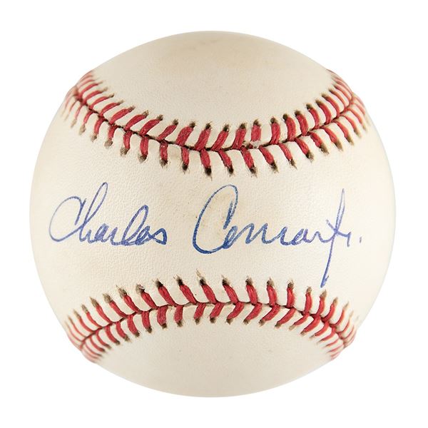 Charles 'Pete' Conrad Signed Baseball