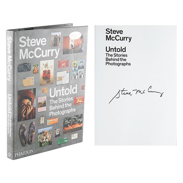 Steve McCurry Signed Book