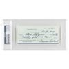 Image 1 : Norman Rockwell Signed Check