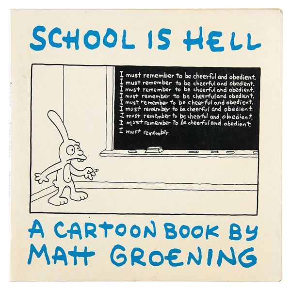 Matt Groening Signed Book with Sketch