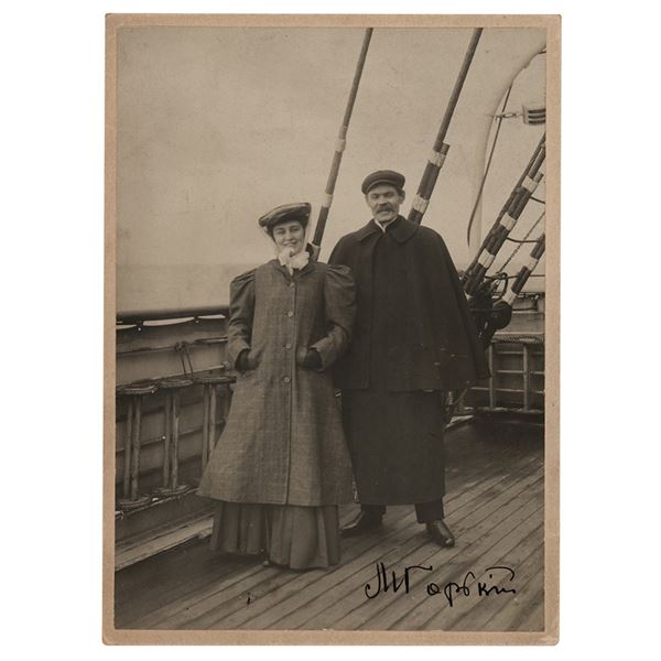 Maxim Gorky Signed Photograph