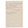 Image 2 : Alexis de Tocqueville Autograph Letter Signed