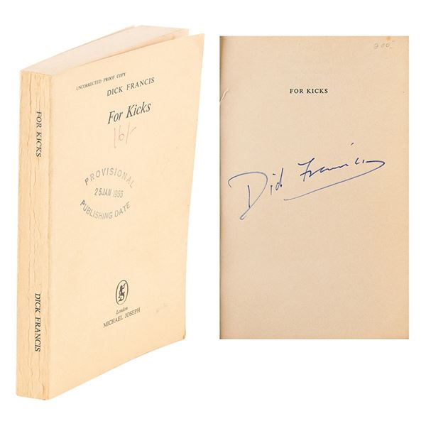 Dick Francis Signed Book
