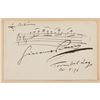 Image 2 : Giacomo Puccini Autograph Musical Quotation Signed