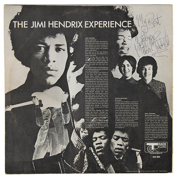 Jimi Hendrix Experience: Mitch Mitchell Signed Album