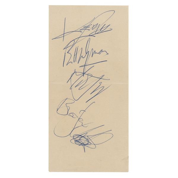 Rolling Stones Signatures (1964)