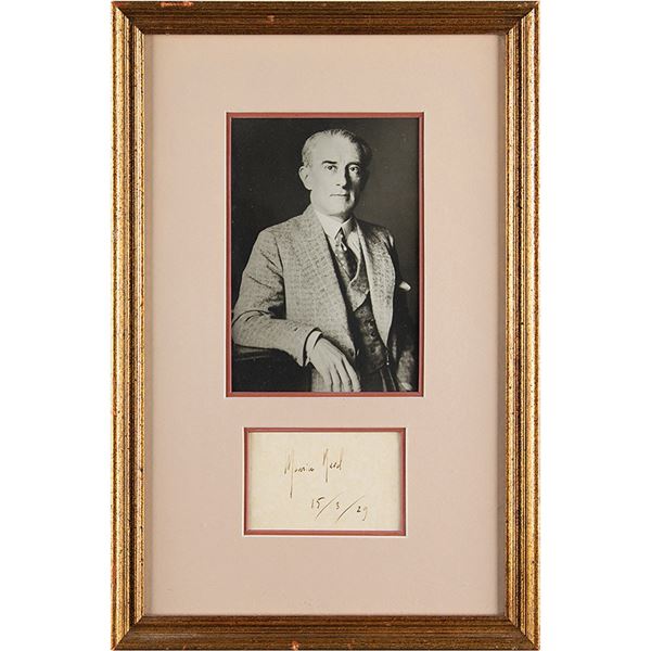 Maurice Ravel Signature