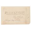 Image 1 : George F. Root Autograph Musical Quotation Signed