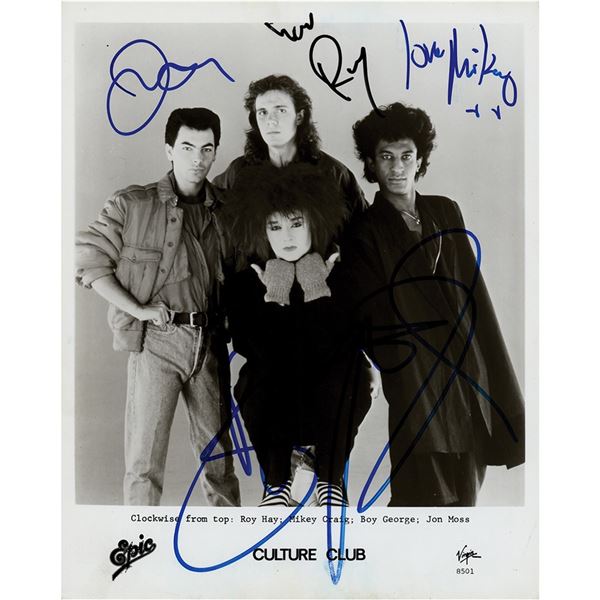 Culture Club Signed Photograph