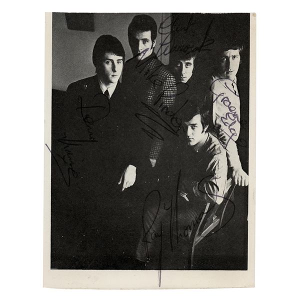 Moody Blues Signed Photograph