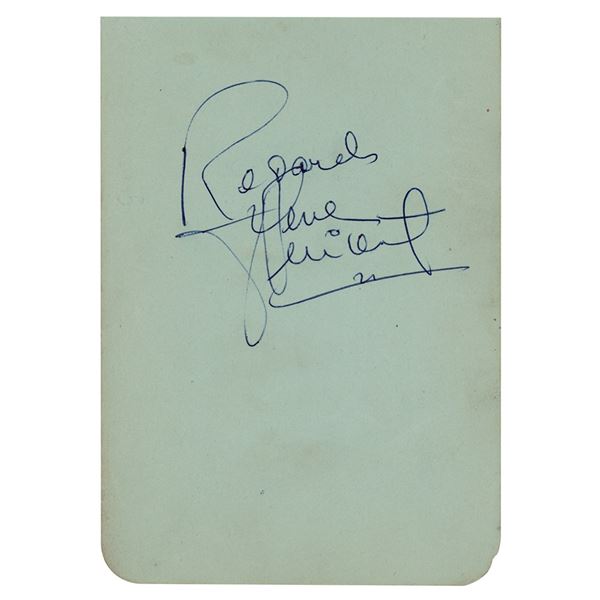 Gene Vincent Signature