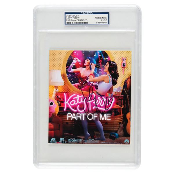 Katy Perry Signed DVD Cover