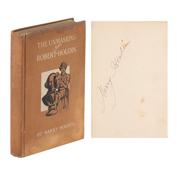 Harry Houdini Signed Book