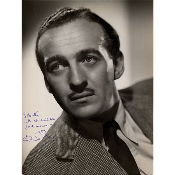 David Niven Signed Oversized Photograph