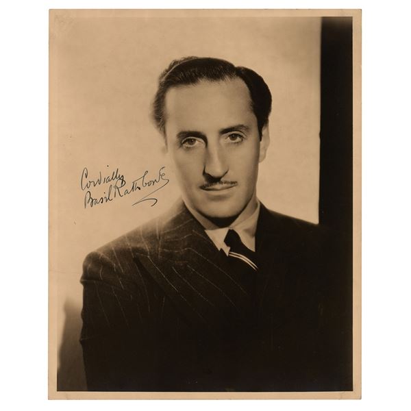 Basil Rathbone Signed Photograph