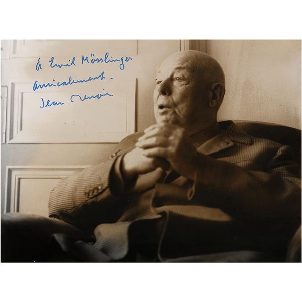 Jean Renoir Signed Photograph