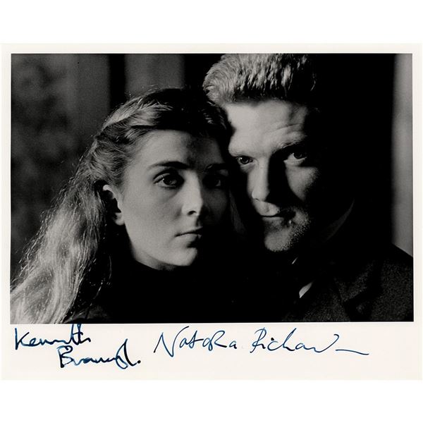 Natasha Richardson and Kenneth Branagh Signed Photograph