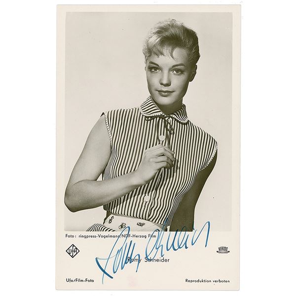 Romy Schneider Signed Photograph