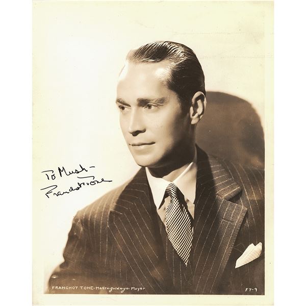 Franchot Tone Signed Photograph