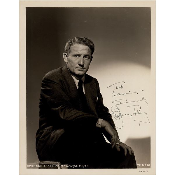 Spencer Tracy Signed Photograph