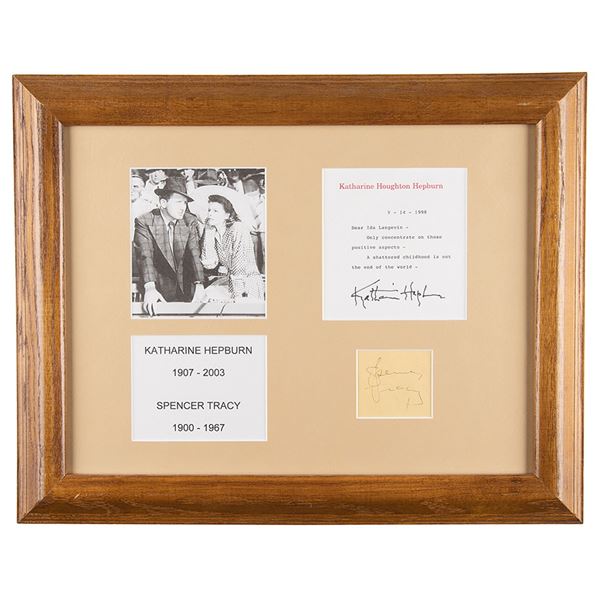 Spencer Tracy and Katharine Hepburn (2) Signed Items