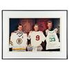 Image 2 : Boston Legends: Bird, Orr, and Williams Signed Photo Print