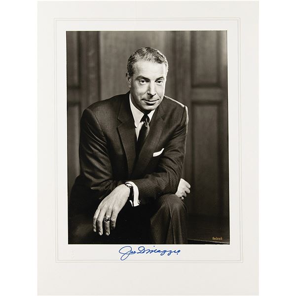 Joe DiMaggio Signed Photograph