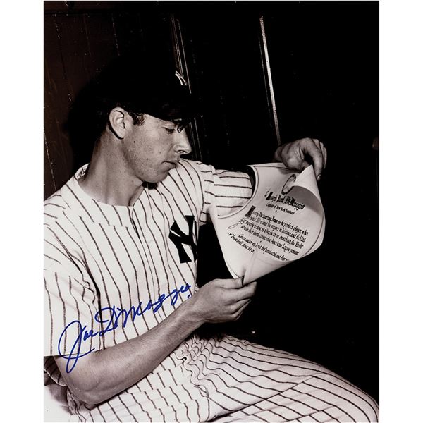 Joe DiMaggio Signed Photograph