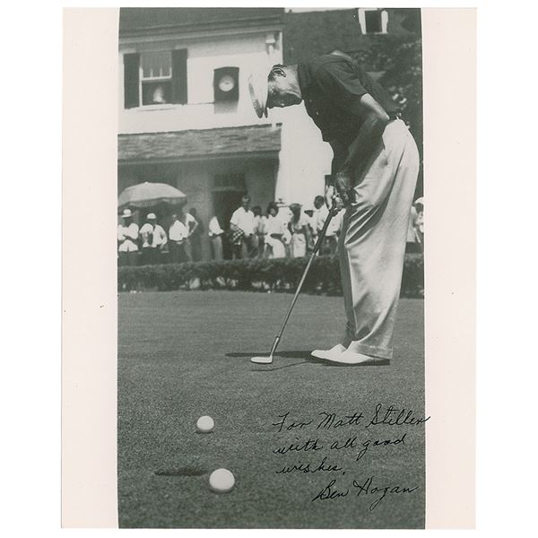 Ben Hogan Signed Photograph