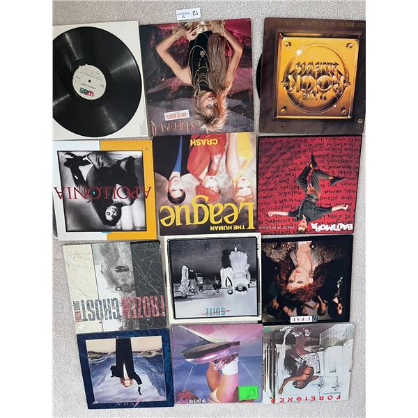 Assortment of Vintage Records (Human Leaque, Foriner, Stacey Q)