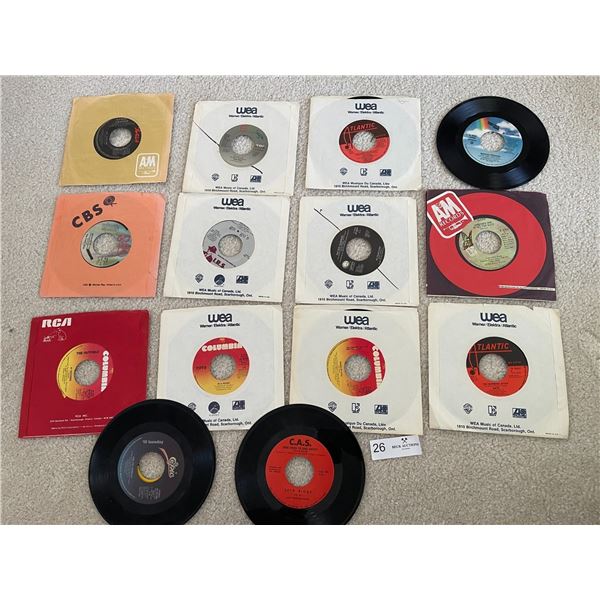 45 Records  GoGo's, Toto, Cindy Lauper, Queen (Another One Bites the Dust)
