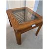 Image 1 : Oak Side Table 28" x 24" H 21.5"