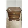 Image 1 : 2 Drawer Night Table -  22.5" x 16.5" H 24"