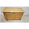 Image 1 : 2 Door Cabinet with castors 30" x 16" H 20"
