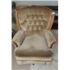 Image 1 : Beige/Light Brown Rocking Armchair - 33" x 36" H 33"
