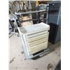 Image 1 : 2 Door Metal Storage Cabinet & Storage Cart On Wheels