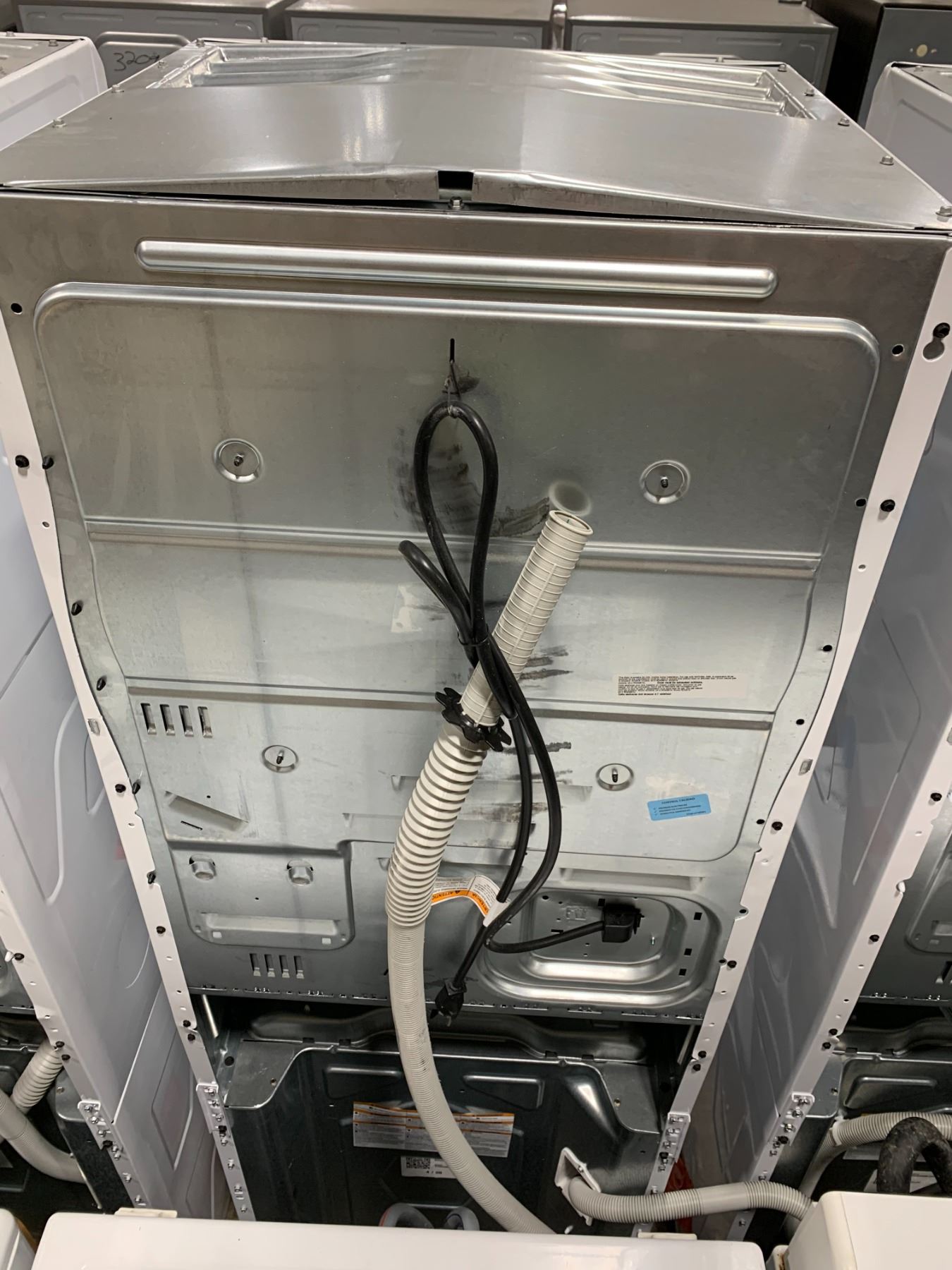 GENERAL ELECTRIC GUD24GSSM1WW WHITE AUTO LOAD SENSING WASHER DRYER ...